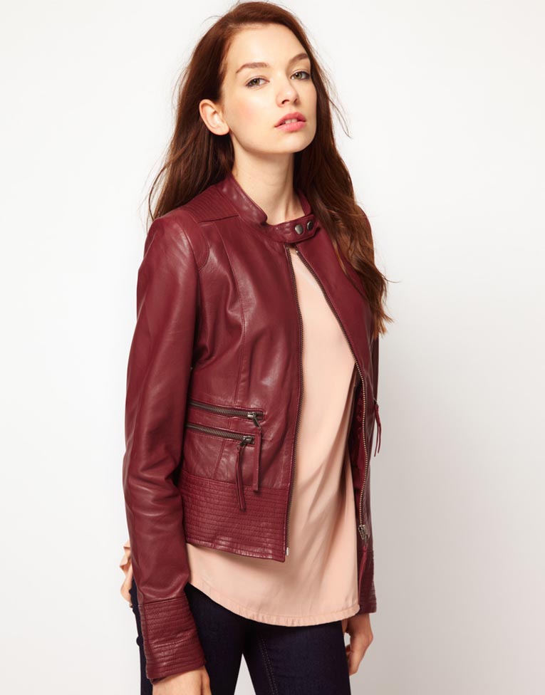 Модные кожаные куртки для девушек подростков. Осень-зима 2012-2013 